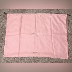 Kate Spade Large 27” x 19.5” Pink Dust / Storage Bag - Brand New without tags